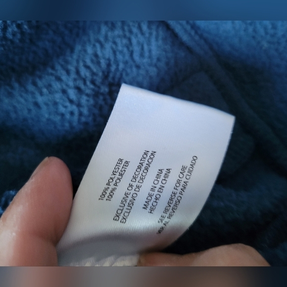 Orvis Men's Fleece Full Zip Jacket Blue Size M - Picture 6 of 9